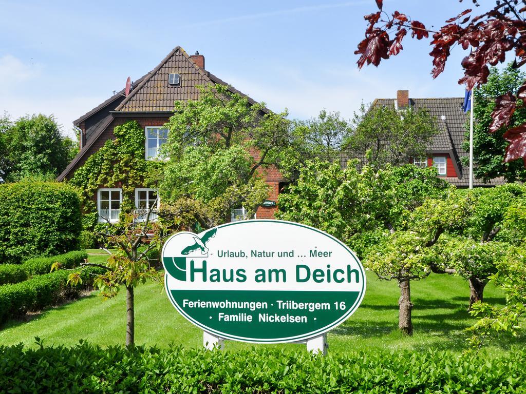 Haus Am Deich Apartment Utersum Bagian luar foto